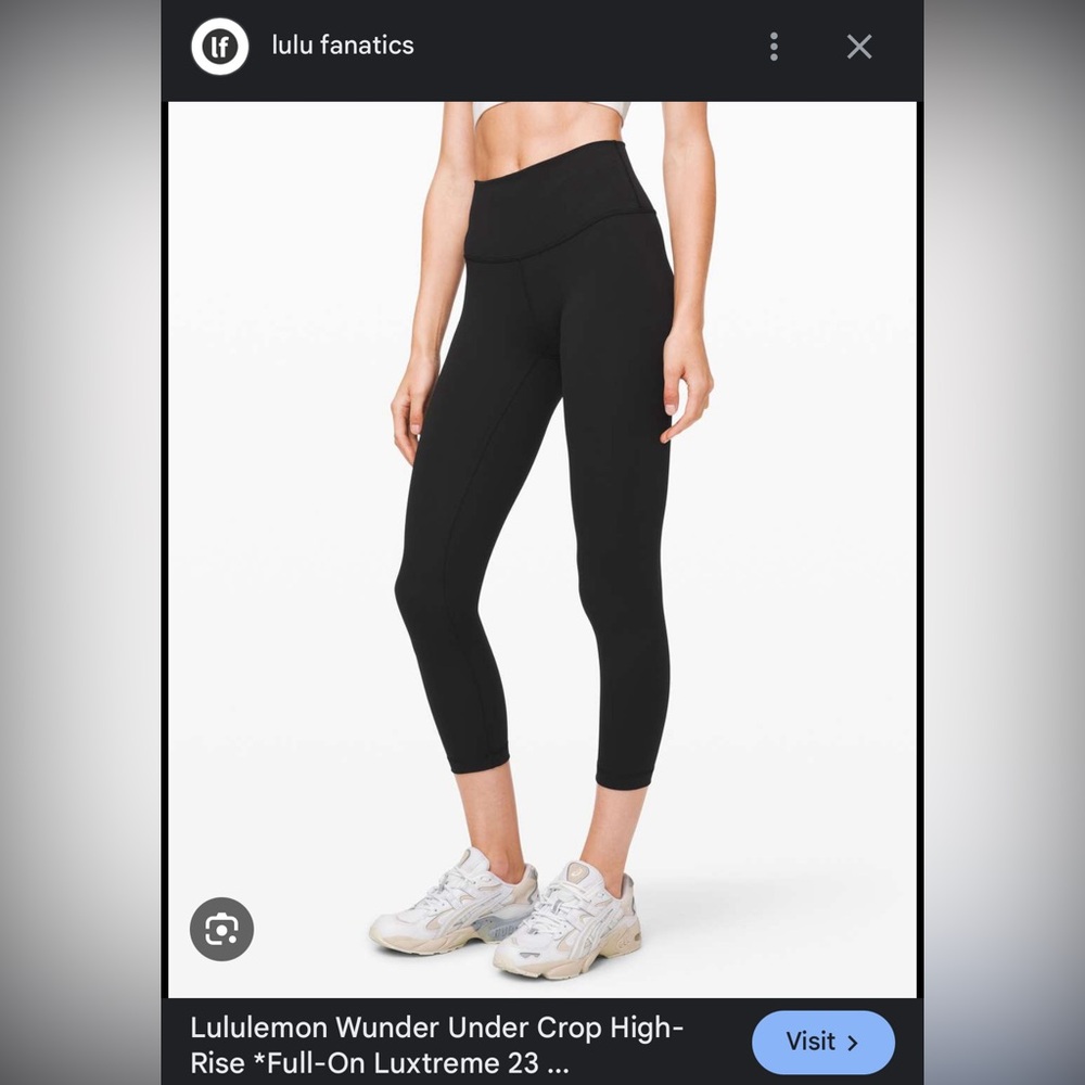 Lululemon Wunder Under Leggings